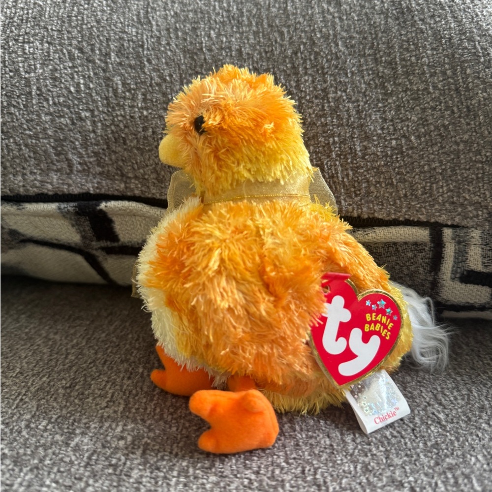 Chickie Ty Beanie Babies Chickie Plush Toy - Orange